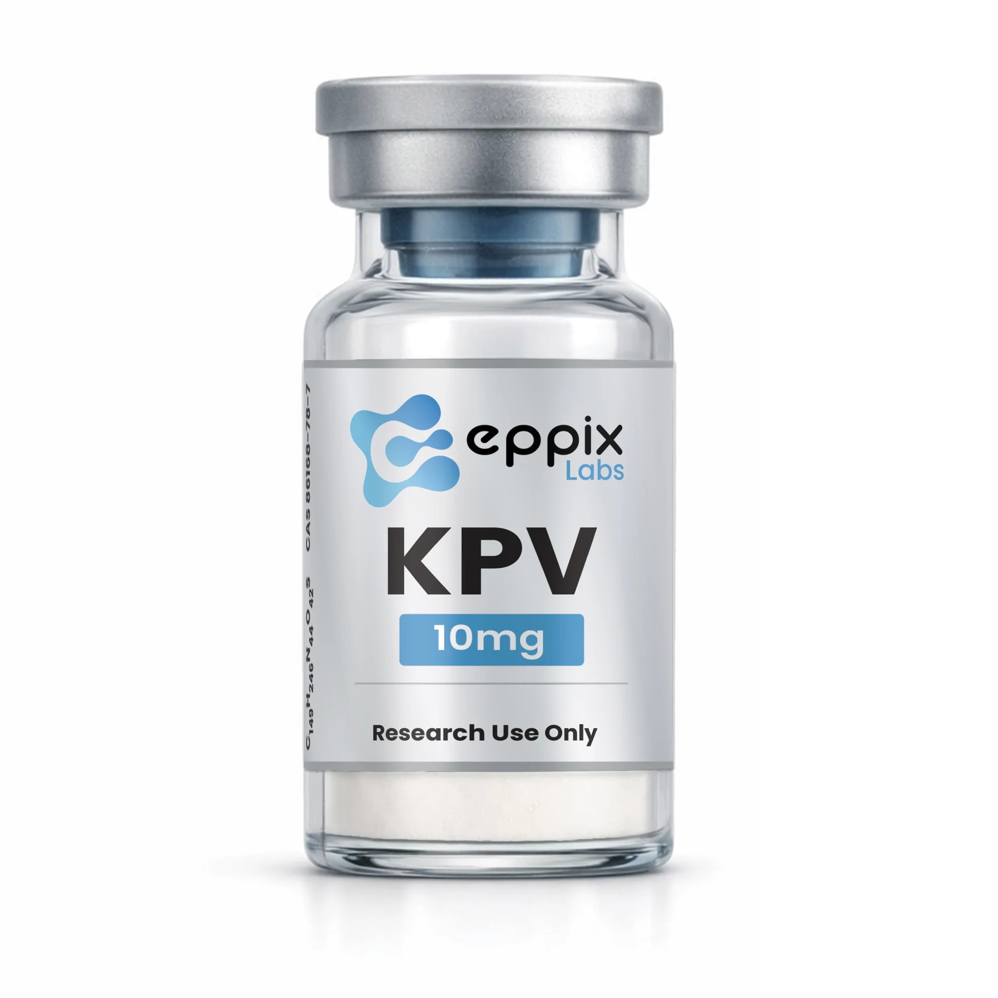 KPV, 10mg, lyophilized research peptide vial, Eppix Labs
